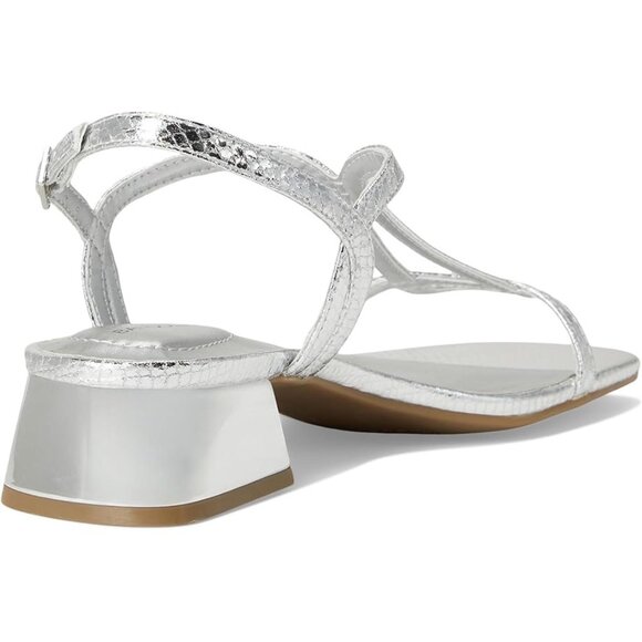 Bandolino Primadon Women's Dress Sandals Silver Snake : 9.5 M, Synthetic - Picture 5 of 7